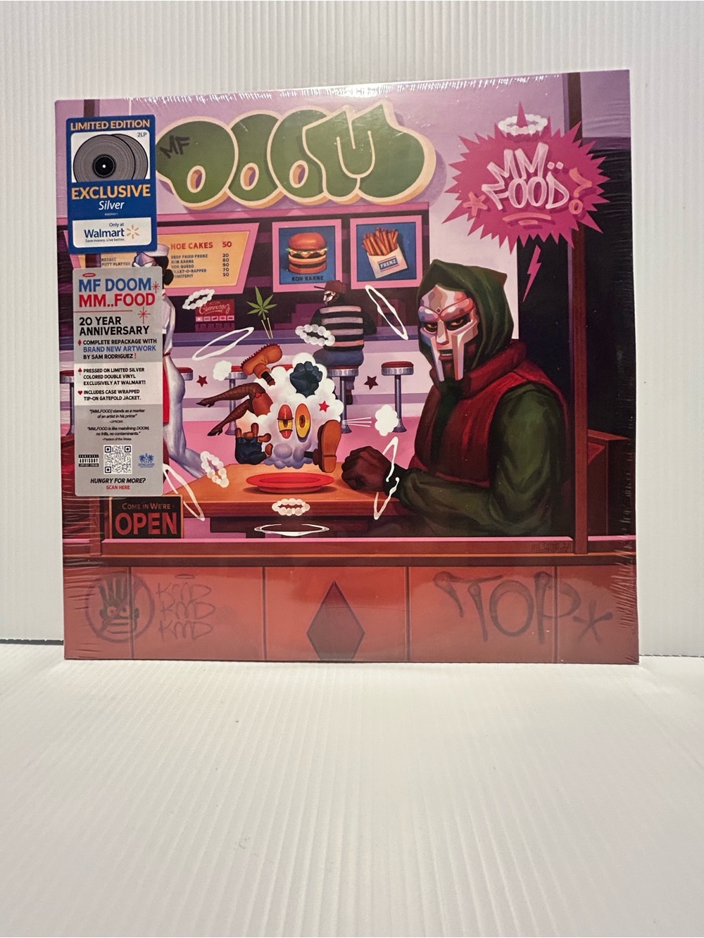 MF Doom MM Food 2 LP Vinyl Walmart Exclusive Silver 20 Year Anniv Explicit NEW